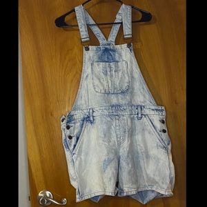 Forever 21 L Short Jean Overalls